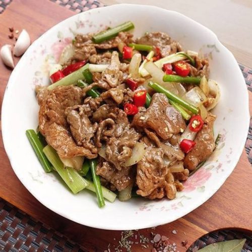 沙茶炒牛肉(150g)